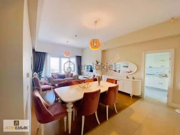 İstanbul Saraylarında Manzaralı Full Eşyalı 2+1 Kiralık Daire 1