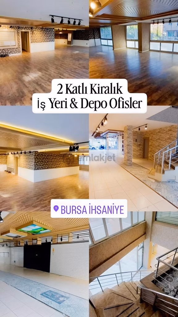 Nilüfer İhsaniye Tuna Cad 10m. Vitrin 400m² Mağaza-ofis-iş Yeri! 2