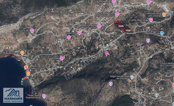 Satılık Söğütte 4.680 M² Tarla | Yola 53 M Cephe Denize 1,3 Km