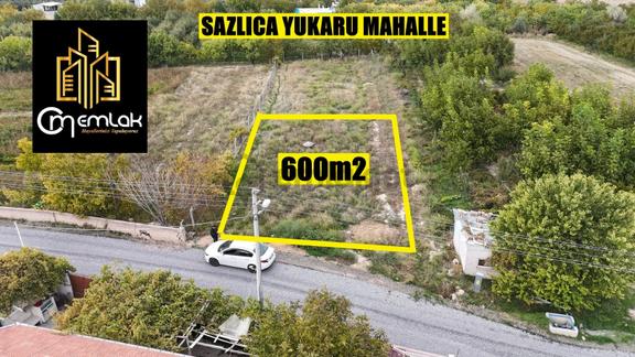 Sazlıca Yukarı Mahallede Doğalgaz Başında 600 M2 Satılık Arsa 1