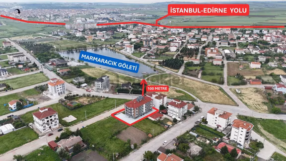 Ergene Marmaracık Mh. Gölete 100 Metre Satılık 2+1 Sıfır Daire 1