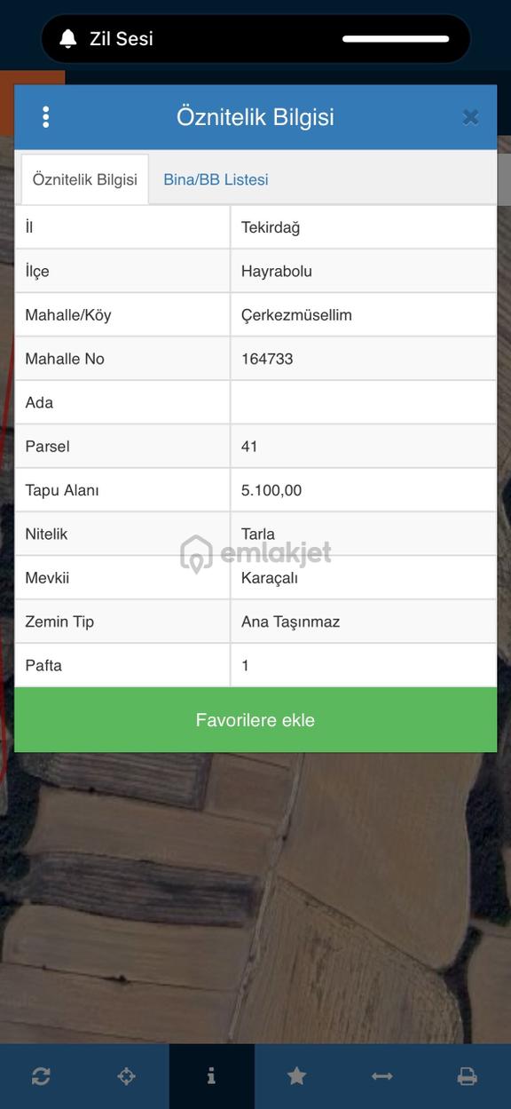 Hayrabolu Çerkezmüsellim'de Satılık 7200 M² Yatırımlık Uygun Fiyatlı Tarla 2