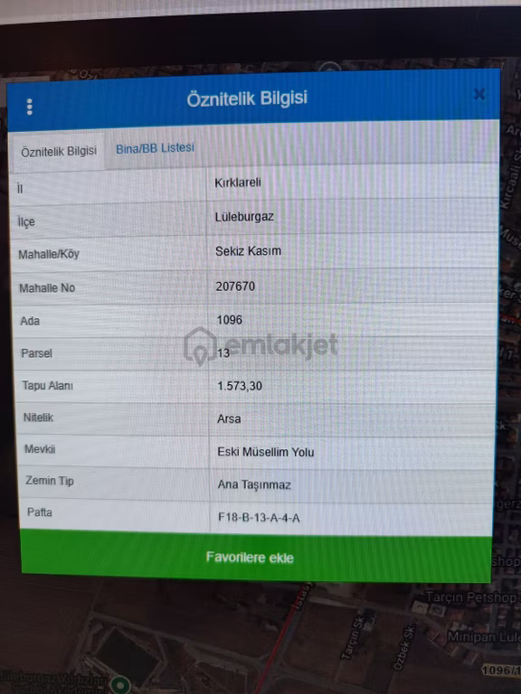 Lüleburgaz 8 Kasım Mh.2 Bloklu Havuzlu Sitede Topraktan Satılık 2