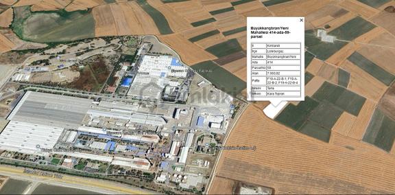 Redstone B.karıştıran Şişecam Fabrikası Arkasında 7000 M² Tarla 2
