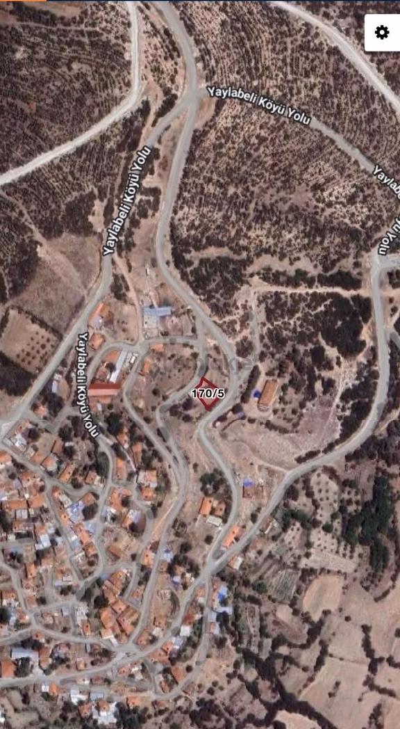 Burdur Merkez Yaylabelin'de Göl Manzaralı 440m2 Villa Arsası 2