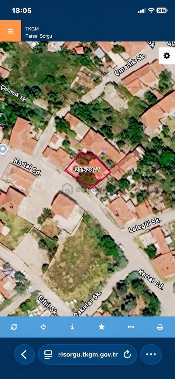Turyap Kurtuluş'tan Erenköy'de Satılık 270 M2 Arsa 1