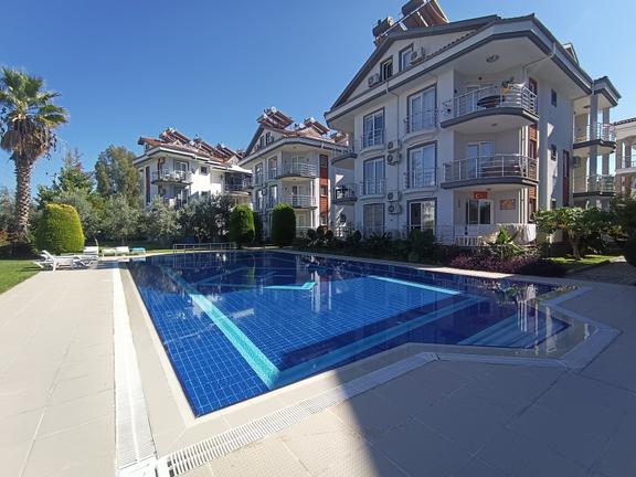 İlkon'dan Çalış Plajı'nda Havuzlu Site İçinde 2+1 Kiralık Daire 1