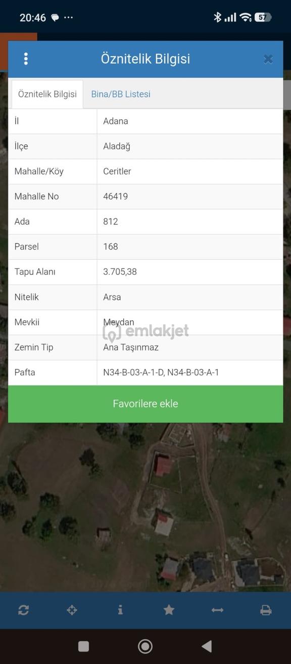 Adana *aladağ *meydan Yaylası*nda Düz Arsa 1063m2 Evini Yap Elektrik Su Var Ceritler Mah.geçiyor 2
