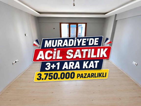 Acil! Zeki Emlak'tan Muradiyede Ara Kat 3+1 K.mutfak Satılık D.. 1