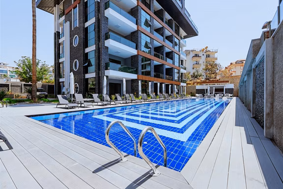 Oba Royal Gardenda Lüks 2+1 Full Aktiviteli Lüks Eşyalı 1