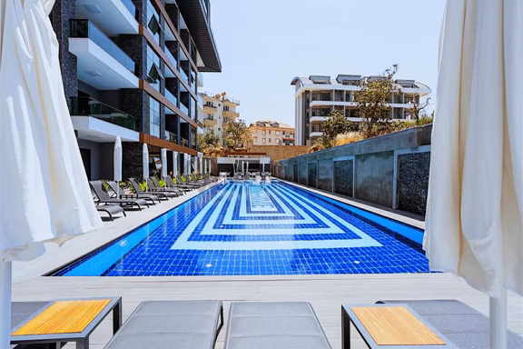 Oba Royal Gardenda Lüks 2+1 Full Aktiviteli Lüks Eşyalı 2