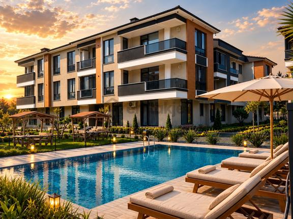 Kadıköy Merkezde Berçem Konaklarında Havuzlu Sitede Kiralık 2+1 1