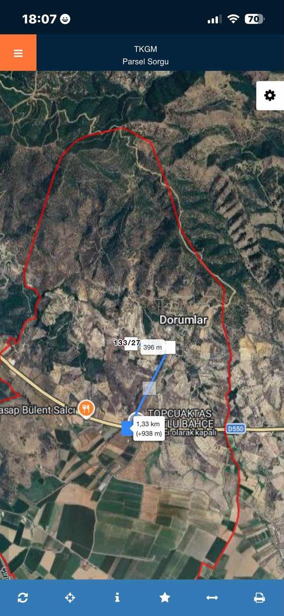 Cengizler'den Aydın Çine'de 8.382 M2 Satılık Zeytinlik 1
