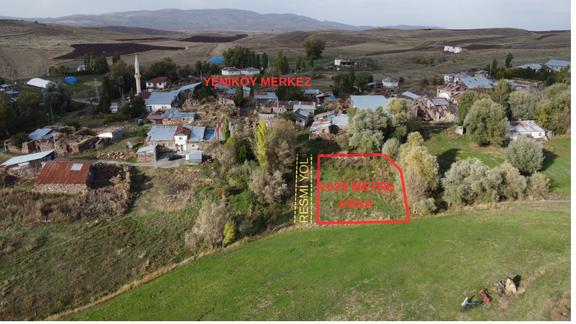 Sivas Yıldızeli Yeniköy 1029 Metre 2 Kat %30 İmarlı Arsa 1