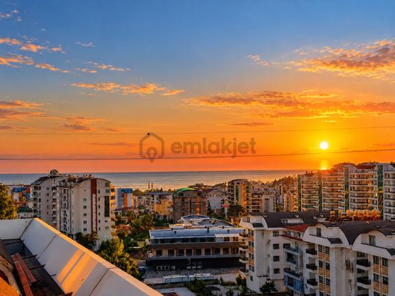 Alanya Avsallar'da Deniz Manzaralı Lüks Residansta 2+1 Satılık Dubleks 1