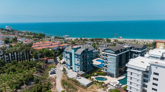 Alanya Kargıcak 1+1 Ful Mobilyalı Deniz Manzaralı Satılık Daire 1