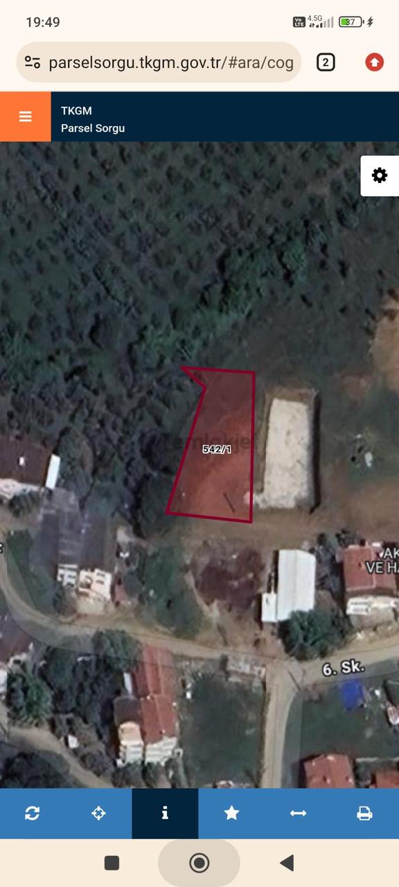 Yalova Armutlu Bayır Mahallesi'nde 5 Kat İmarlı / Kat Karşılığı Veya Nakit Satılık Büyük Fırsat Arsa 1