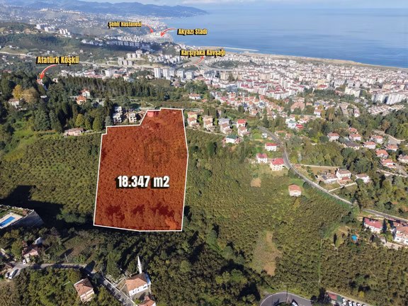 Blueinvest Trabzon Soğuksu'da 18.347m2 Satılık Arsa 1
