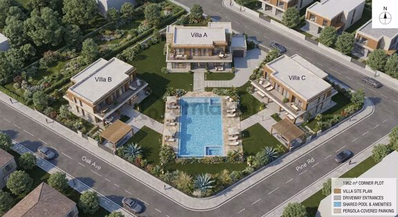 Beypazarı Ayvaşık Satılık Havuzlu 3 Villa Arsası 1