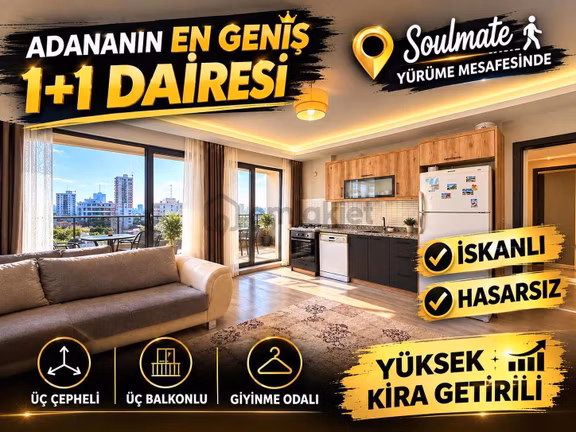 Bölgnin En Genş Giynme Odalı 3 Balknlu 3 Cepheli Hasrsız İsknlı 1