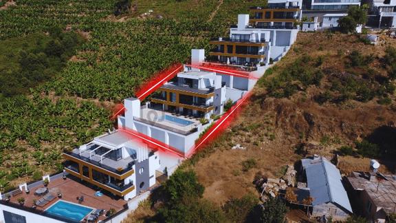 Kargıcak'ta Deniz, Doğa Ve Kale Manzaralı Lüks Eşyalı Villa 2