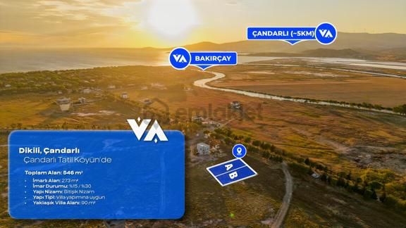 Çandarlı Tatil Köyü Mevkii 273 M2 İmarlı Satılık Arsa 2