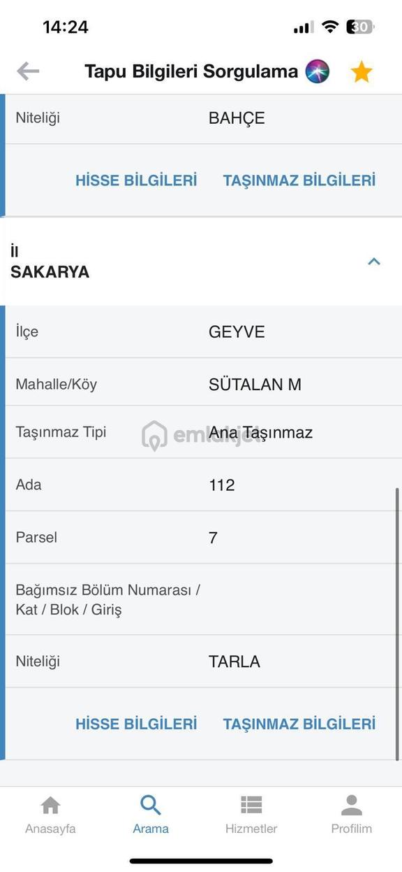 Sahibinden 2.000 M² İmarlı Temeli Atılmış Arsa 2