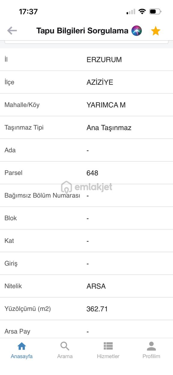 Dadaşkentte Satılık Villa Arsası 2