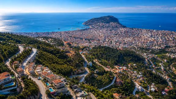 Alanya Bektaş 4+1 Ful Deniz Ve Kale Manzaralı Satılık Muhteşem Penthouse 1