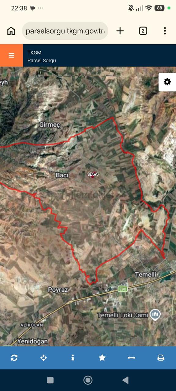 Temelli Baci Mahallesi Hisseli 1986 Metre 1