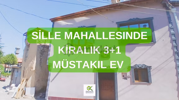 Karaca'dan Sille Merkezde Kiralık 3+1 Dubleks Müstakil Ev 1