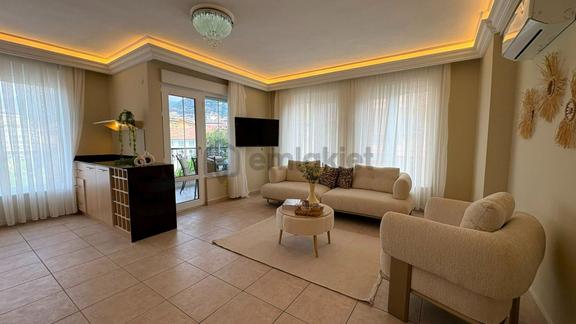 Alanya Güllerpınarında Ultra Lüks Eşyalı Merkezi Konum 1+1 Daire 1