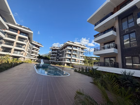 Alanya Oba Mahallesinde [aidat Dahil Fiyat ] Kiralık 1+1 Eşyasız Sıfır Bina 2