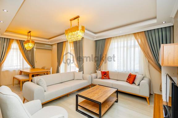 Alanya Kestel 1+1 Satılık Full Mobilyalı Lüx Eşyalı Deniz Manzaralı Daire 1