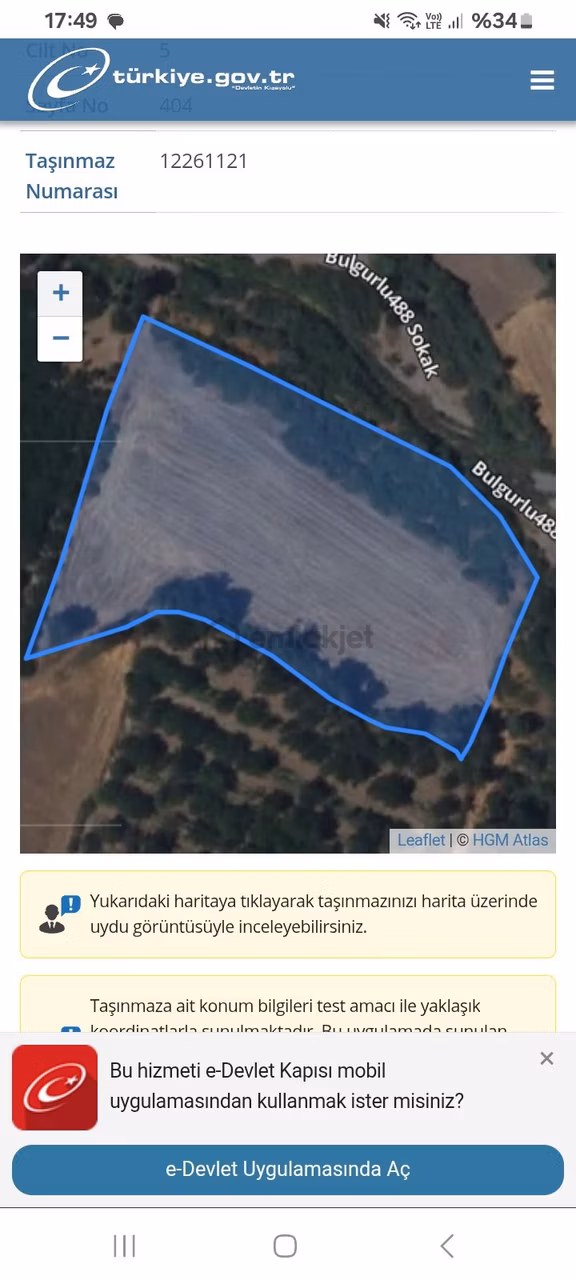 Malatya Bulgurlu Mah. İmarlı Satilik Arsa 1