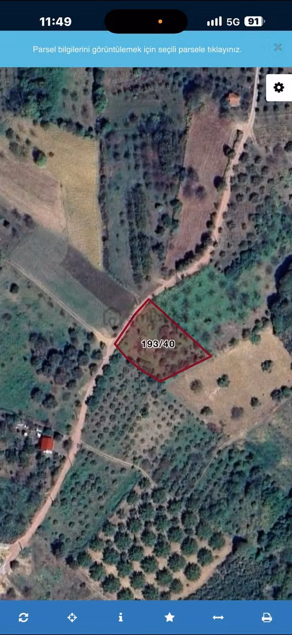 Kartepe Avluburunda 1.774,72 M² Resmi Yollu Satılık Tarla 2