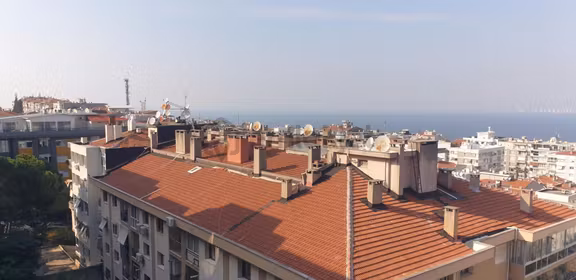 Basın Sitesinde Full Deniz Manzaralı Ara Kat 2+1 Satılık Daire 2