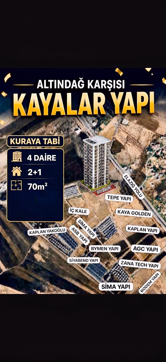 Kayalar Yapı 2+1 70 M2 2