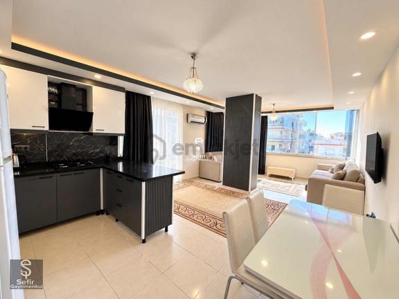 Alanya Mahmutlar'da Denize 100m 1+1 Full Eşyalı Satılık Daire 1