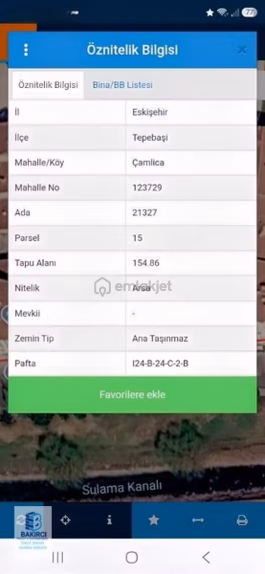 Bakırcı Emlak İnşaat Dan Çamlıca Mah. Satılık Arsa 2