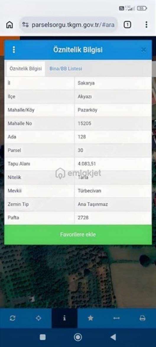 Nur Emlak'tan Pazarköy Mh. 4083 M2. İmar Sınırında 1