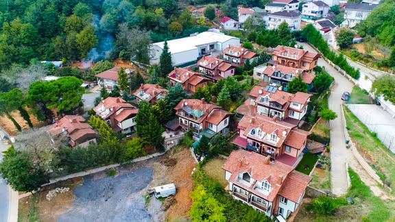 Beykoz Akbaba Hürkent 2 Sitesi Kiralık Bahçeli 4+2 Villa 2