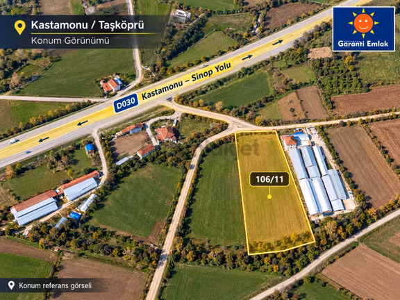 Garanti Emlak'tan, Taşköprü'de, 26 Villalık, İmarlı, Fırsat Arsa 1