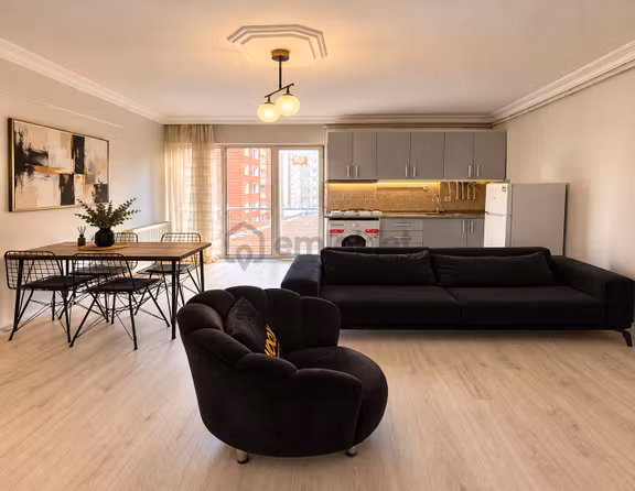 İstanbul Esenyurt Cumhuriyet'te Site İçerisinde Eşyalı 1+1 Kiralık Daire 1