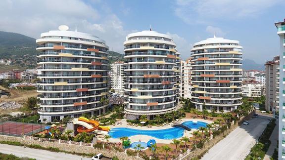 Alanya Cikcilli Vesta Garden'da Eşyalı 1+1 Kiralık Daire 1