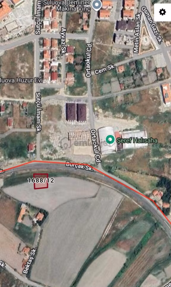 Satılık 4 Kata İmarlı Fırsat Arsa Suluova Bireylül Mahallesi 1
