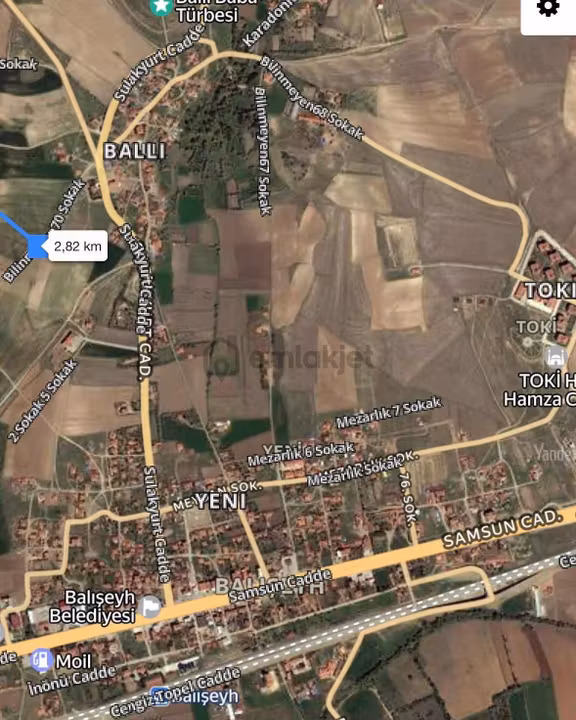 Balcity - Kırıkkale Balışeyh Köşe Parsel 2.5 Kat İmarlı 500 M² Arsa 2