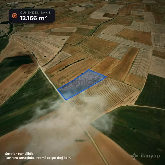 Gelibolu Evreşe'de Deniz Manzaralı 12 Dönüm Tarla 2
