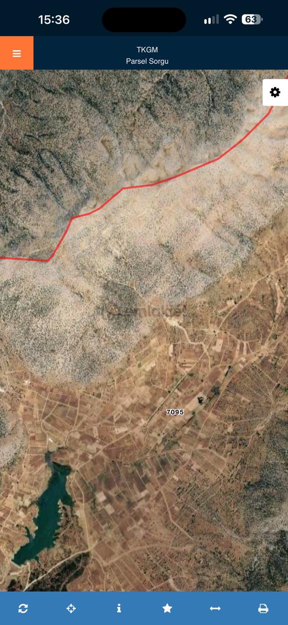Tavas Yoran Yaylası’nda Toplulaştırma Sonrası Satılık Tarla 1