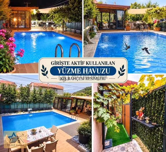 Muğla Menteşe Yeniköy'de Satılık 6+2 Havuzlu Tripleks Villa 1